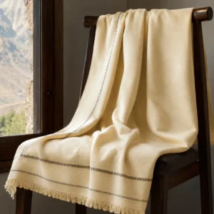 Ivory Wool Shawl