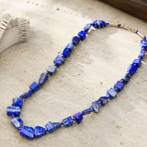 Polished Lapis Lazuli Necklace