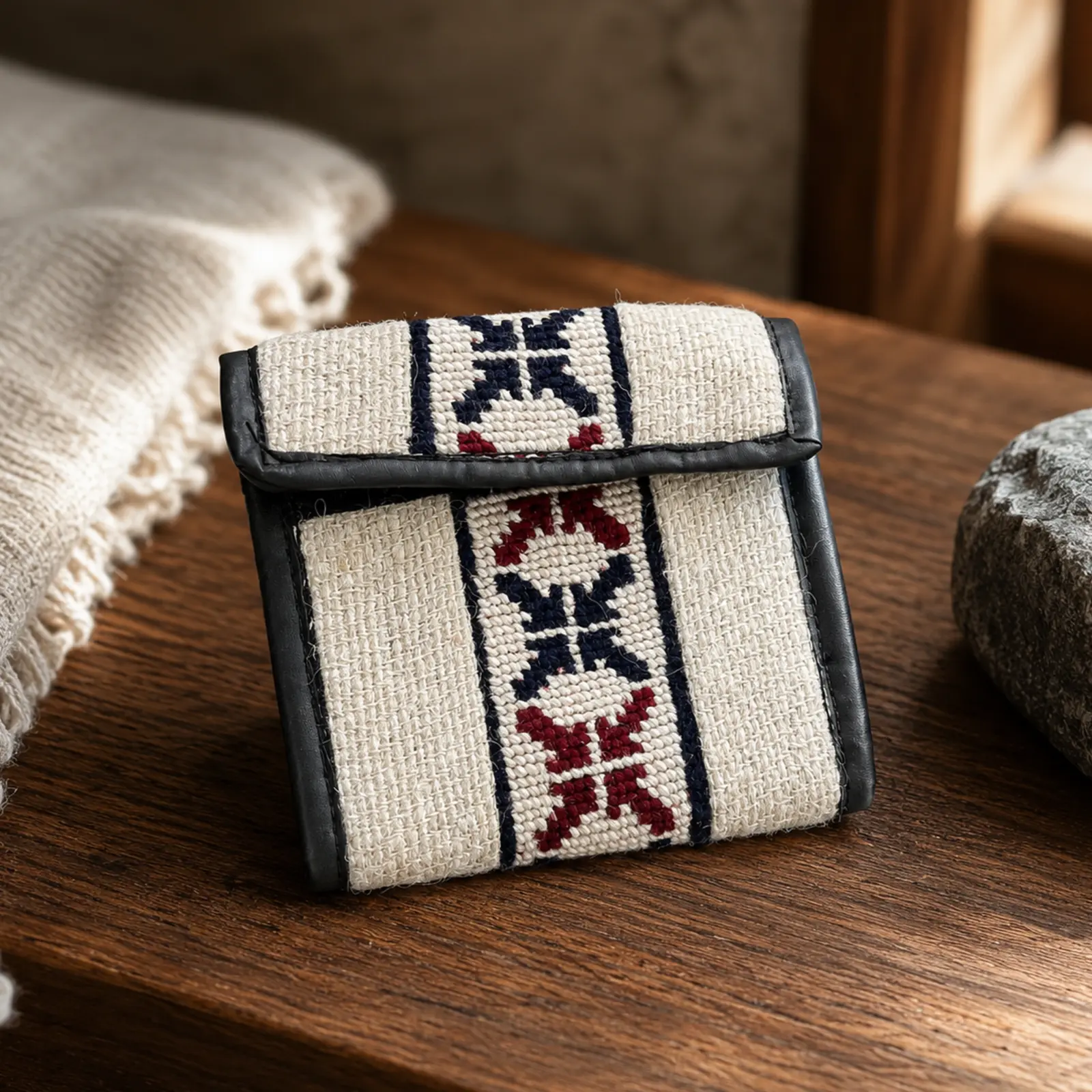 Men’s Embroidered Wallet