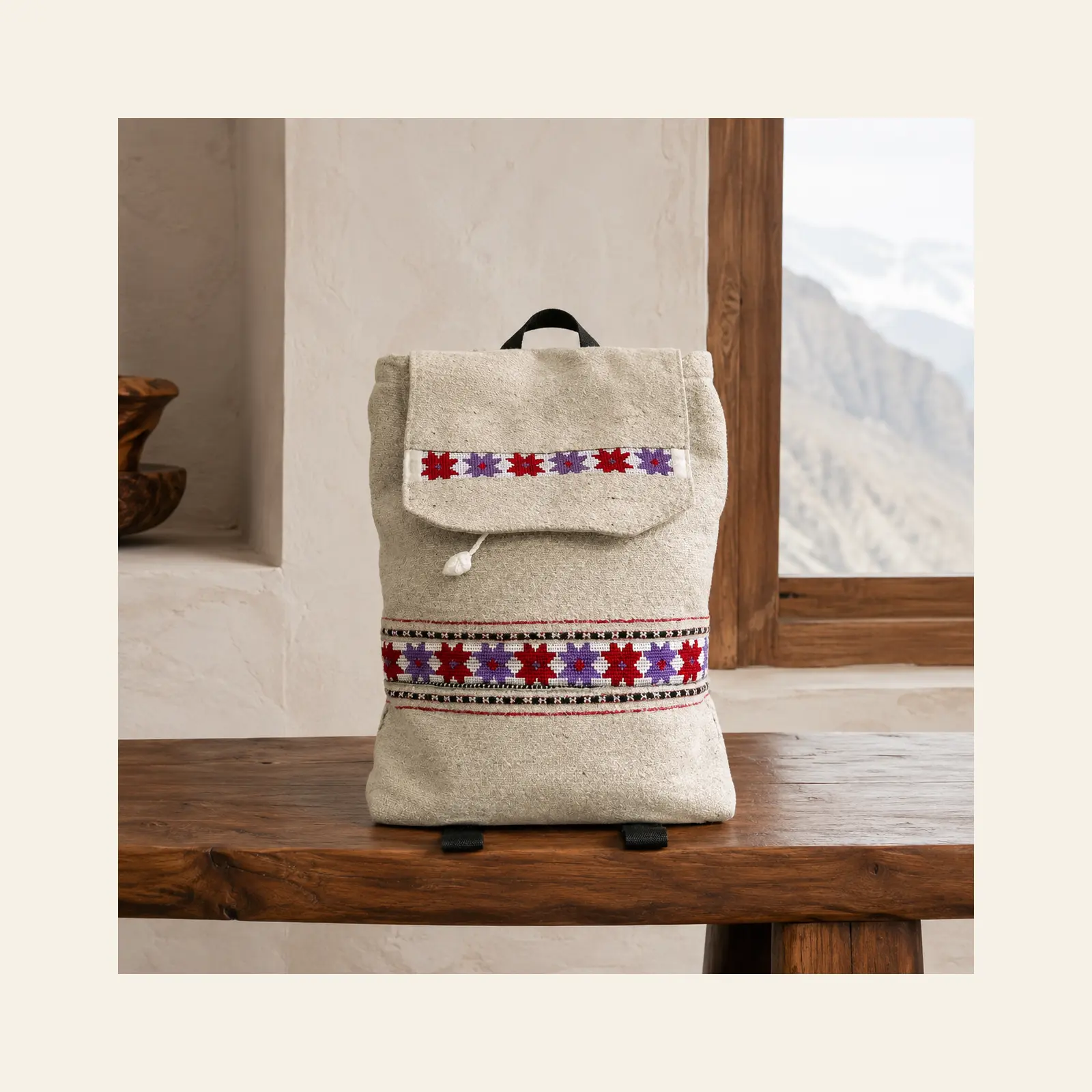 Embroidered Hunza Backpack - Image 2