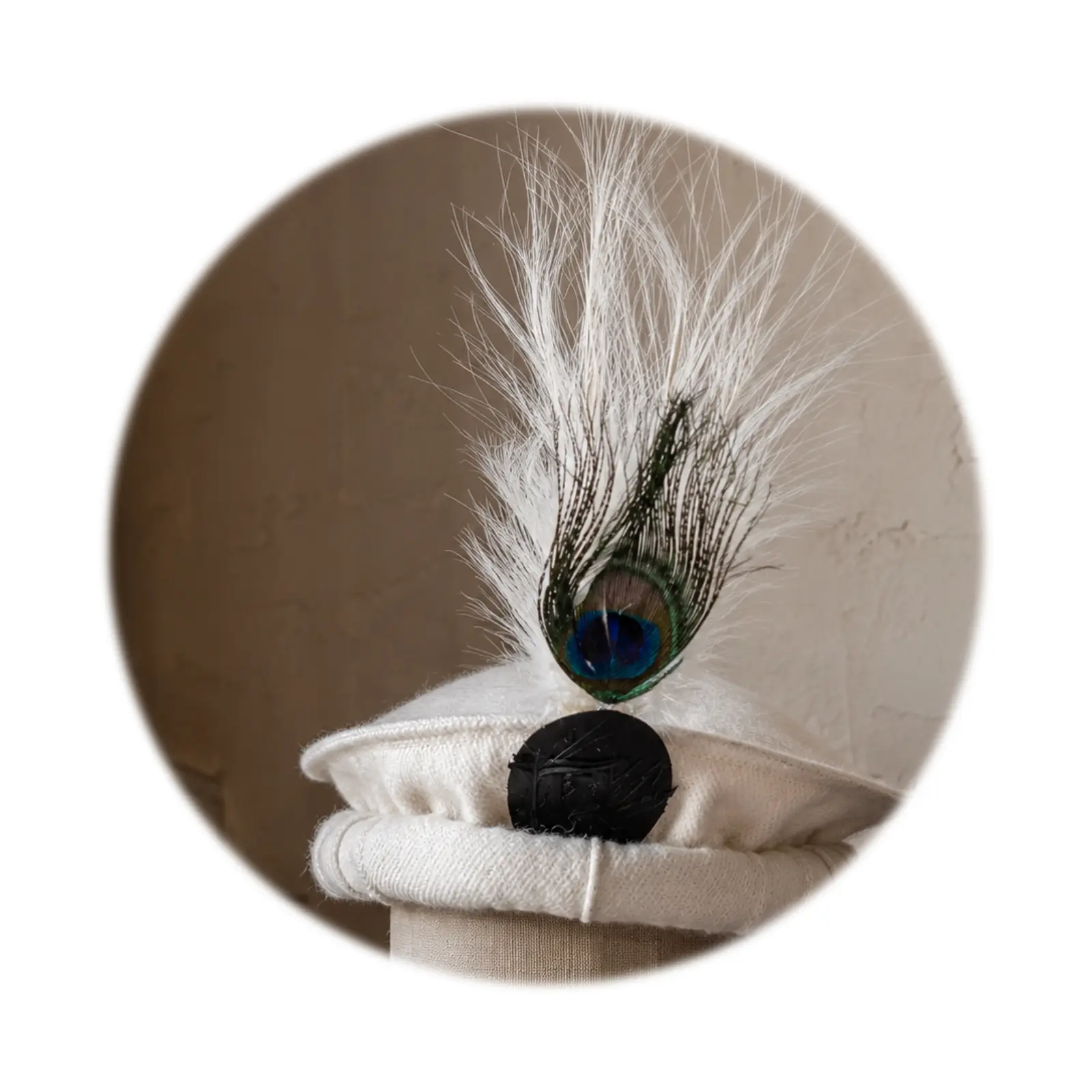 Traditional Men’s Cap with Feather - Image 5