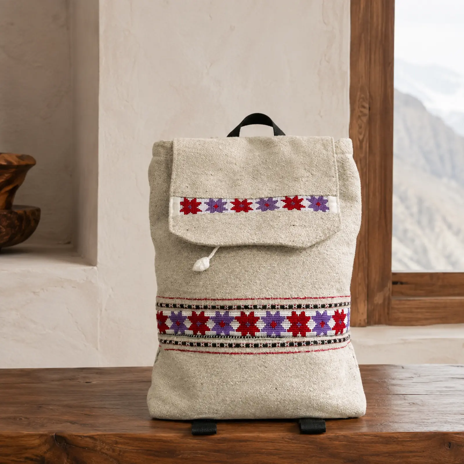 Embroidered Hunza Backpack - Image 6
